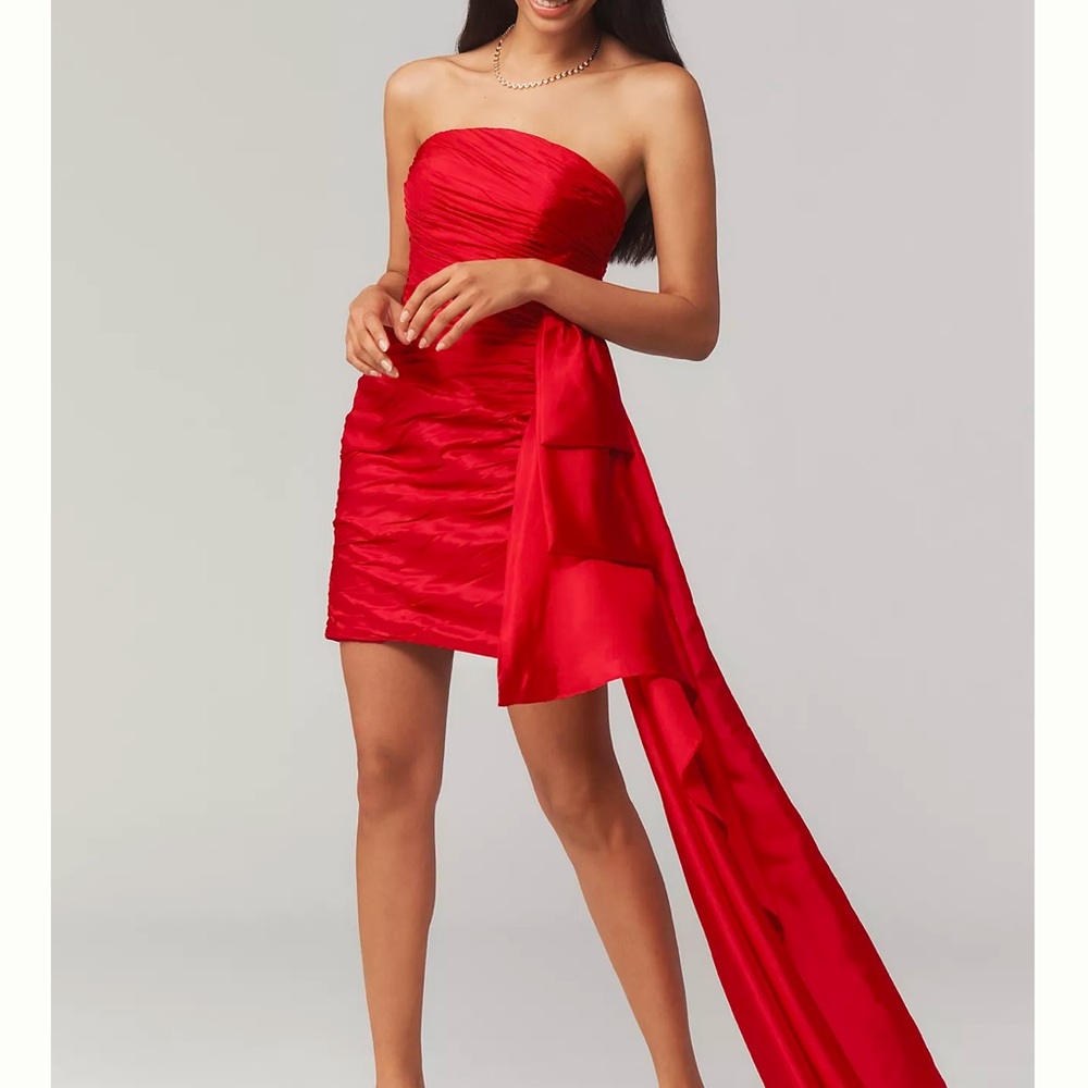 Mac Duggal red dress size 2